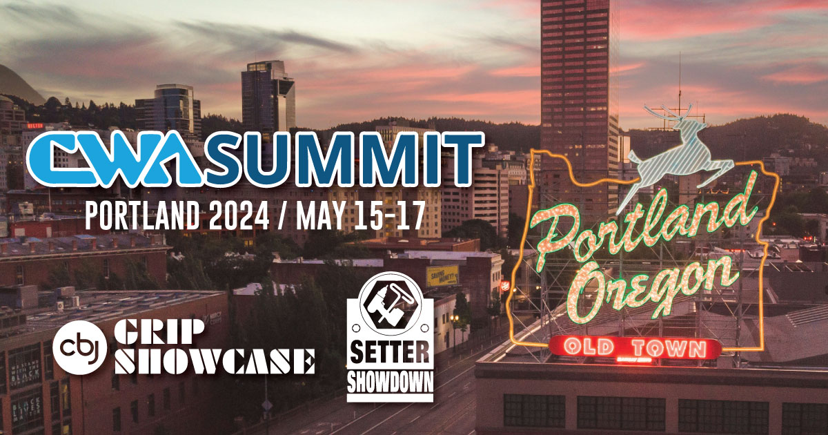 Calling All Climbing Professionals – 2024 CWA Summit Week A to Z