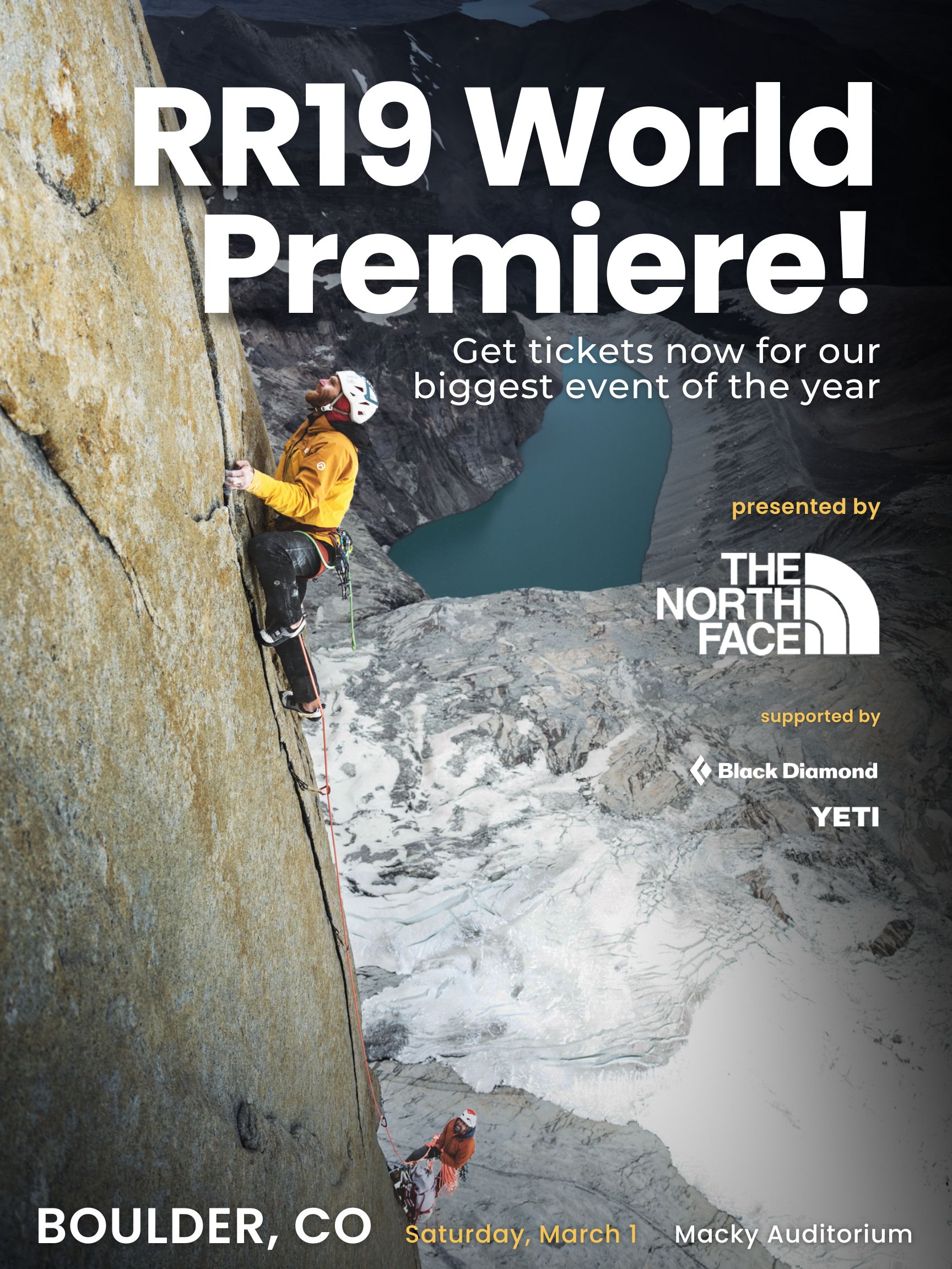Reel Rock 19 Boulder World Premiere March 1!