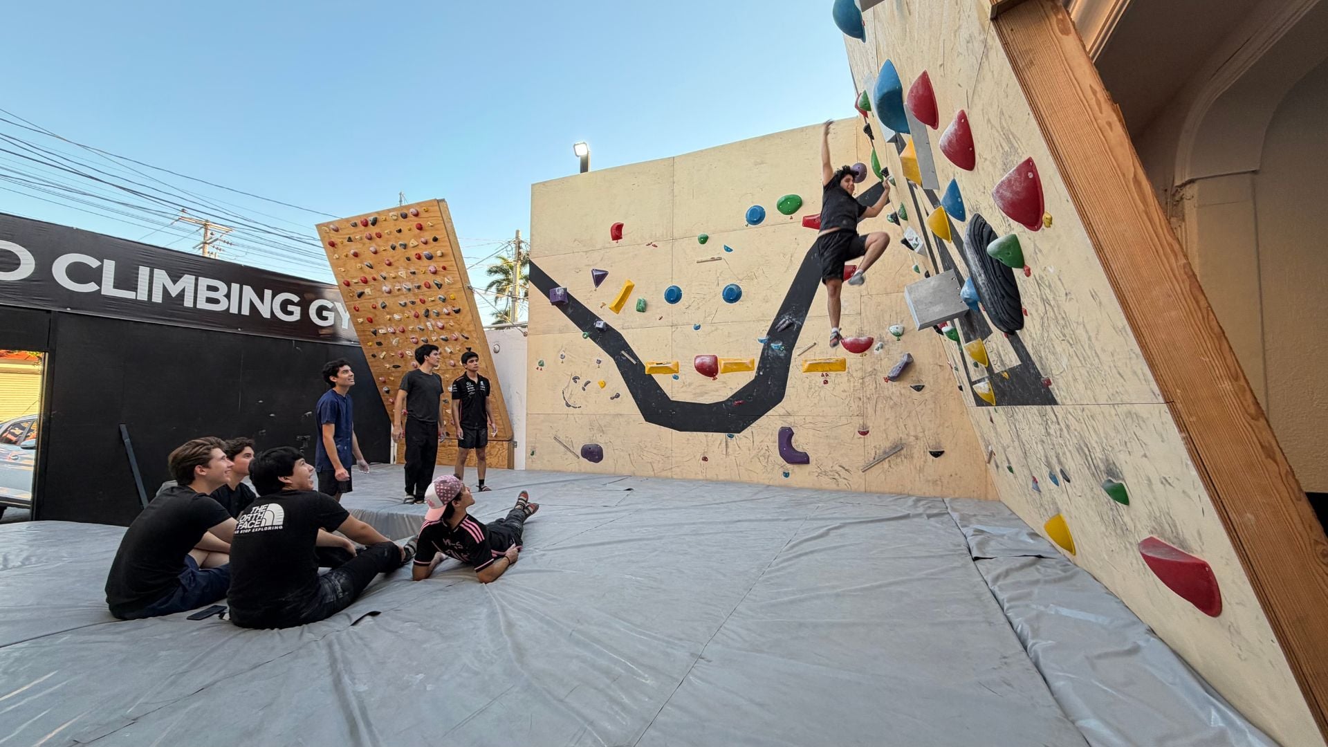 Backyard Wall Leads to Local Gym in Mexico