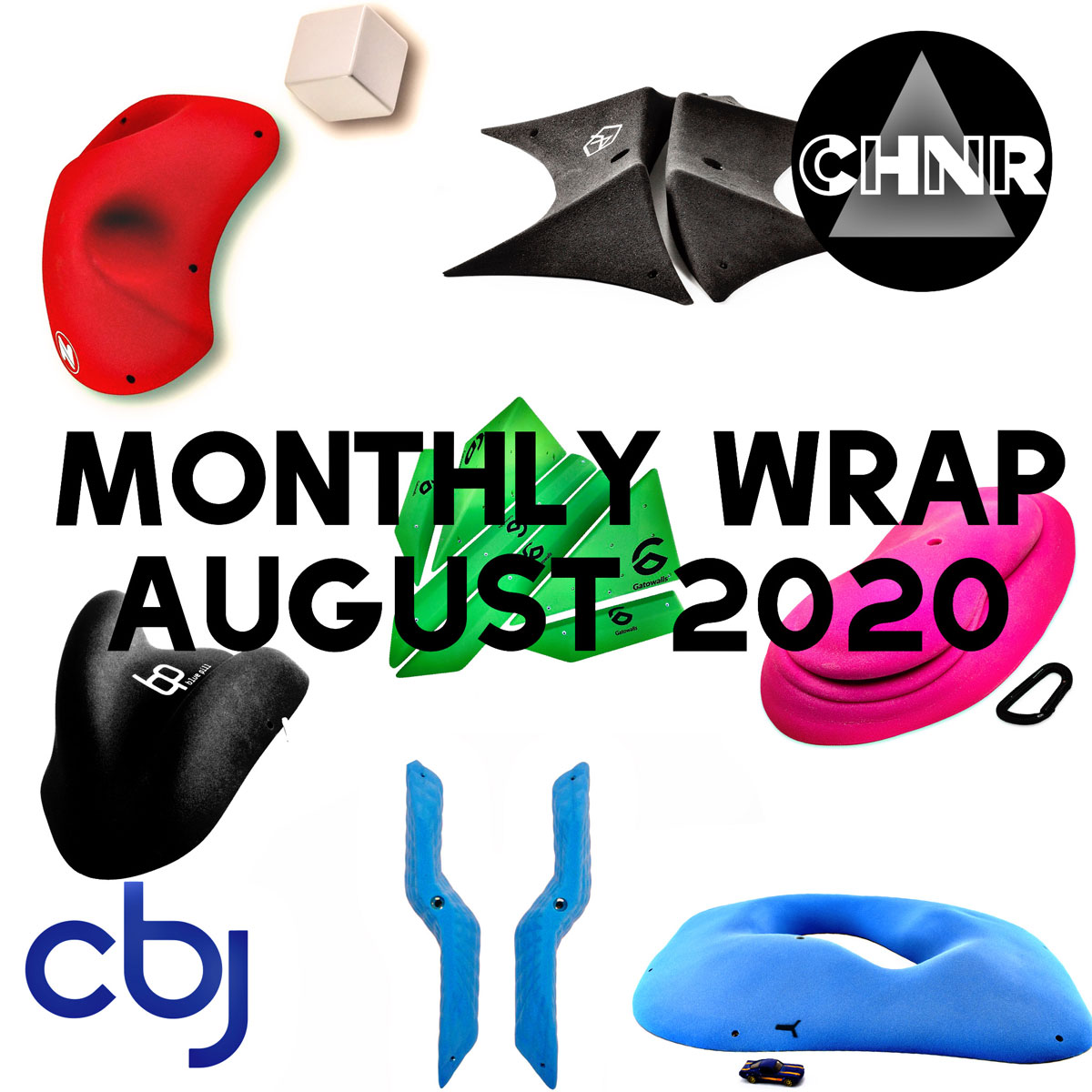 The New Climbing Hold Shapes of Summer: CHNR August Wrap