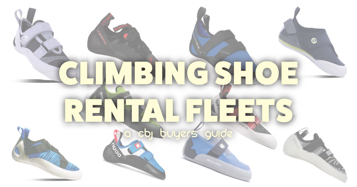 Climbing Shoe Rental Fleet Options in 2022