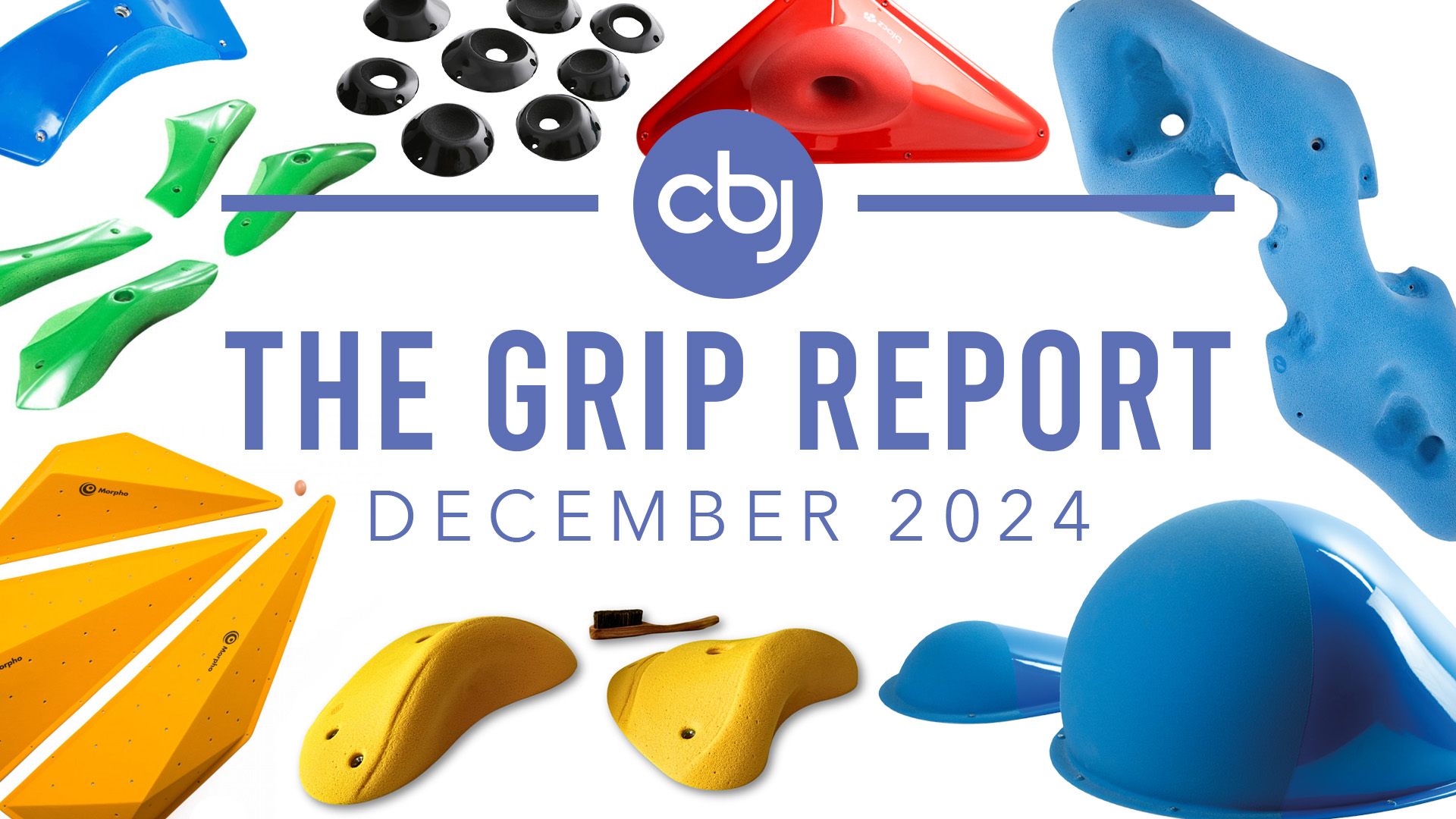 New Climbing Holds and Volumes: December 2024