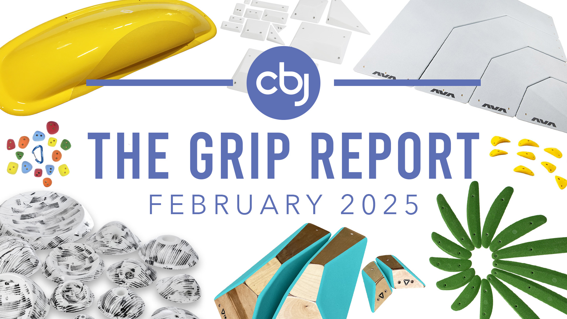New Climbing Holds and Volumes: February 2025