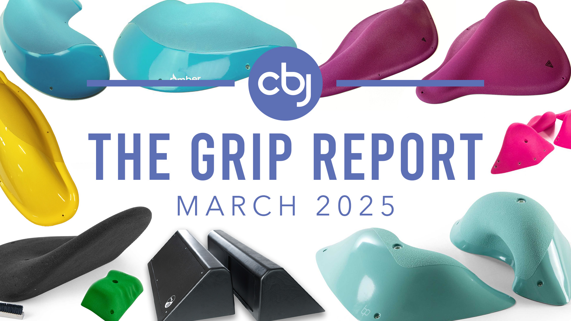 New Climbing Holds and Volumes: March 2025