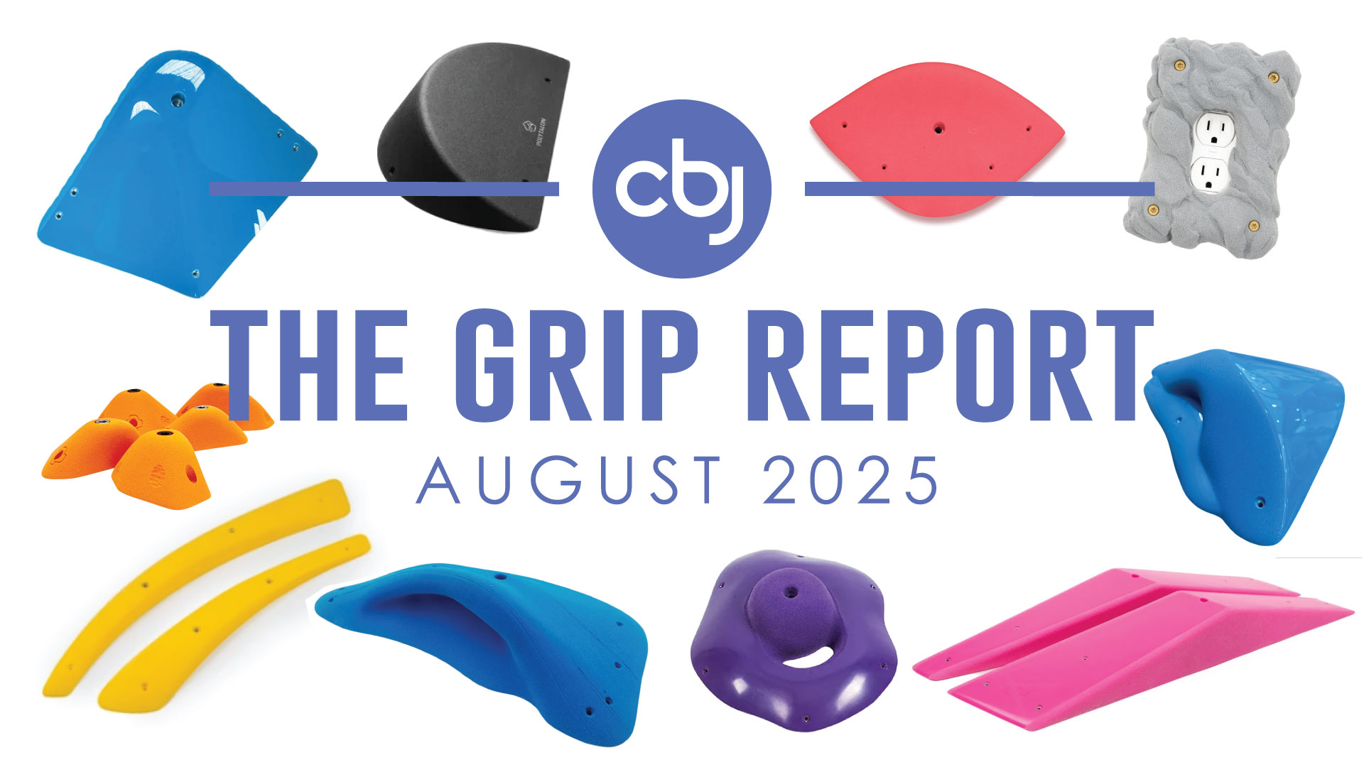 New Climbing Holds and Volumes: August 2025