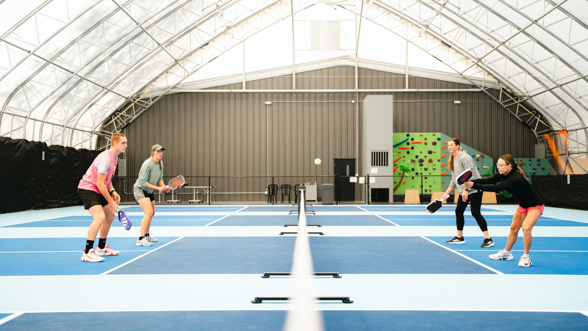 Bouldering and Pickleball Facility Opens in New River Gorge Town