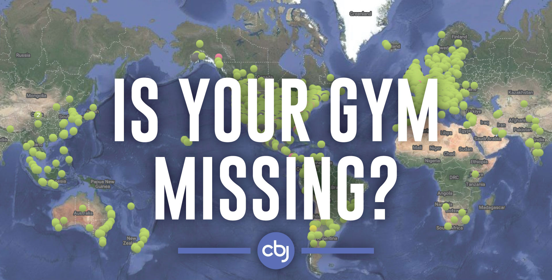 Is Your Gym on Our Map?