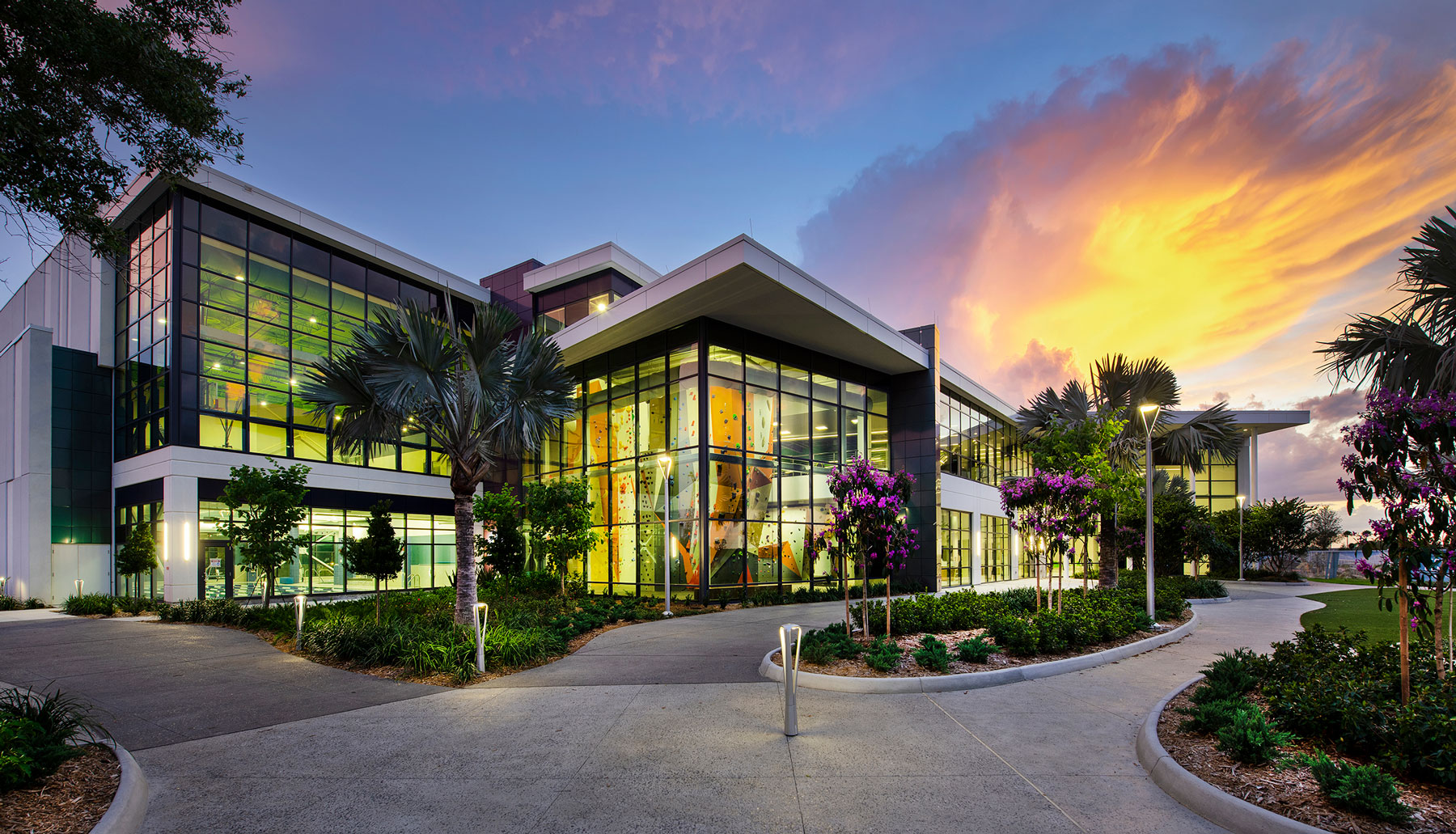 Not Your Traditional Rec Center Wall