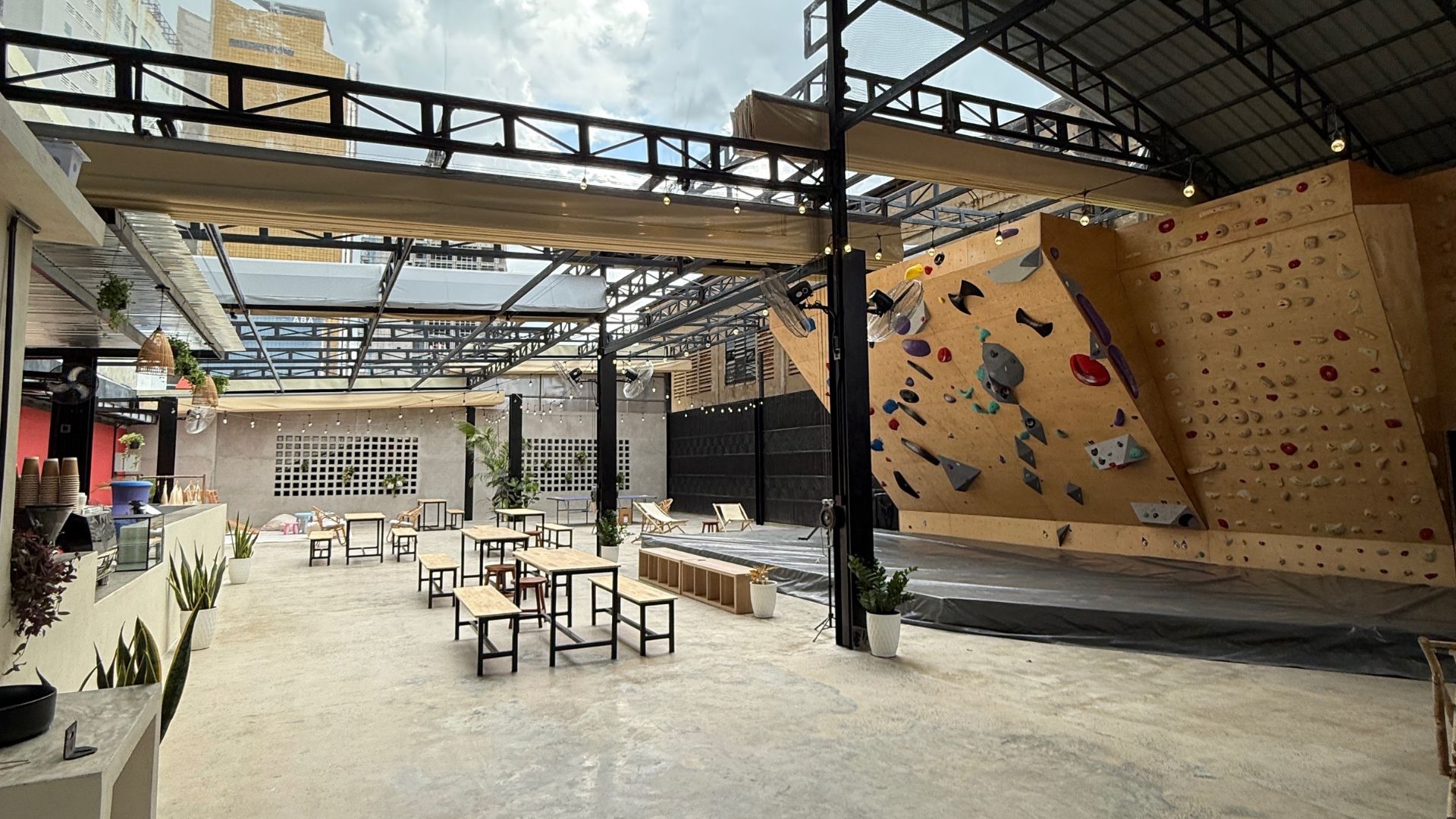 Bouldering Gym With Rooftop Climbing and Deep Roots Opens in Cambodia