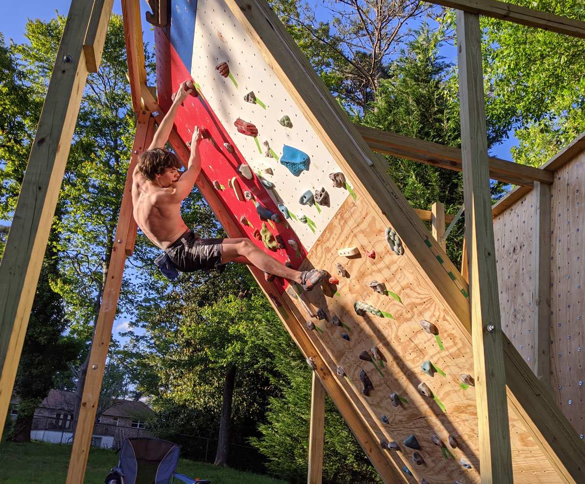 Homewall of the Week 3 – “Frankenwall” in Backyard Near Atlanta