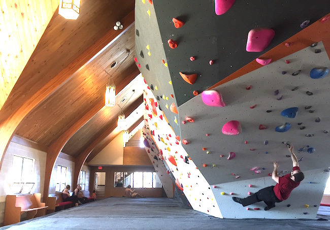 Indiana Gym Takes Climbing To Church