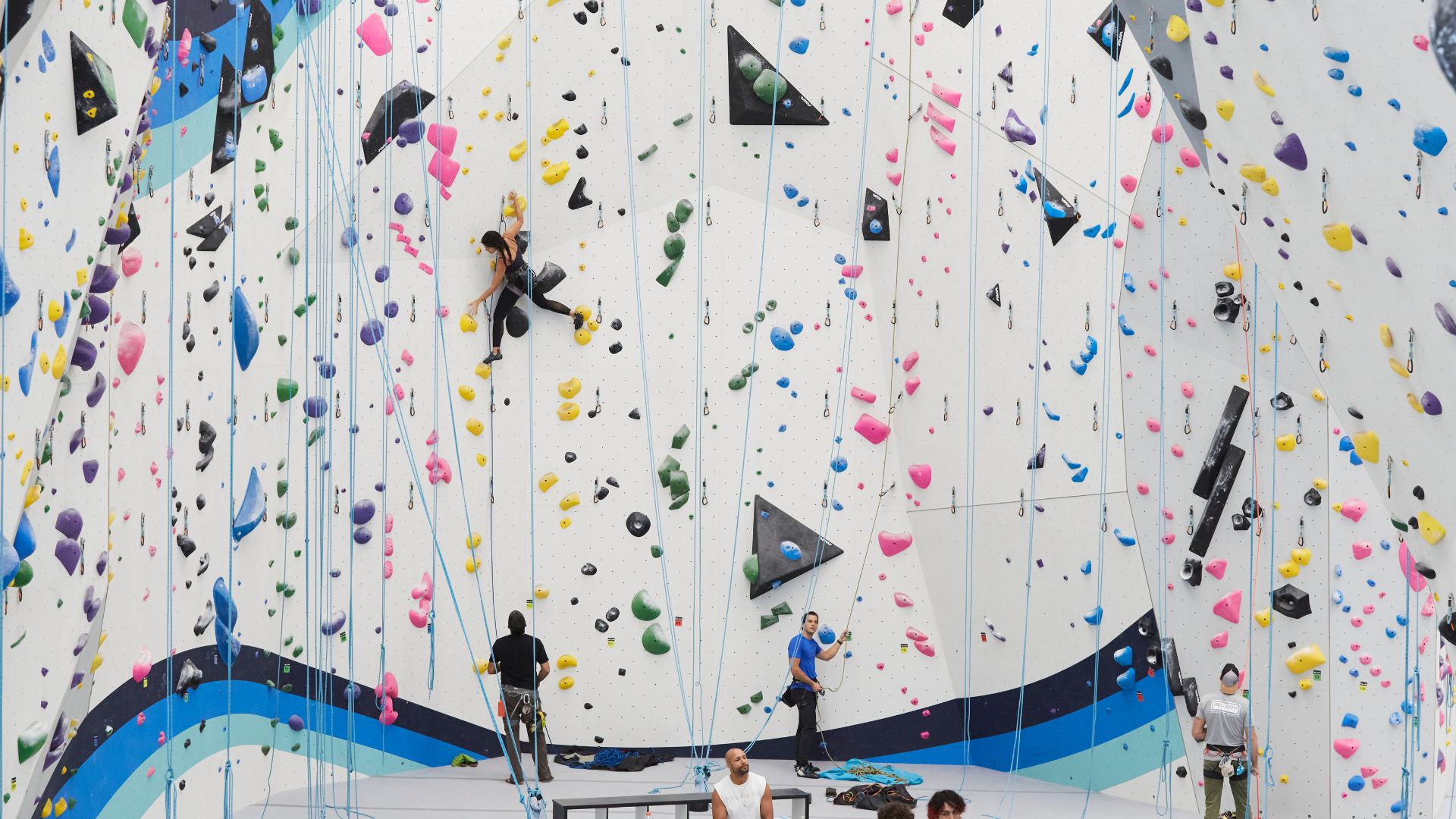 Purpose-Built Gym in Miami Features Over 100 Routes on 60-Foot Walls