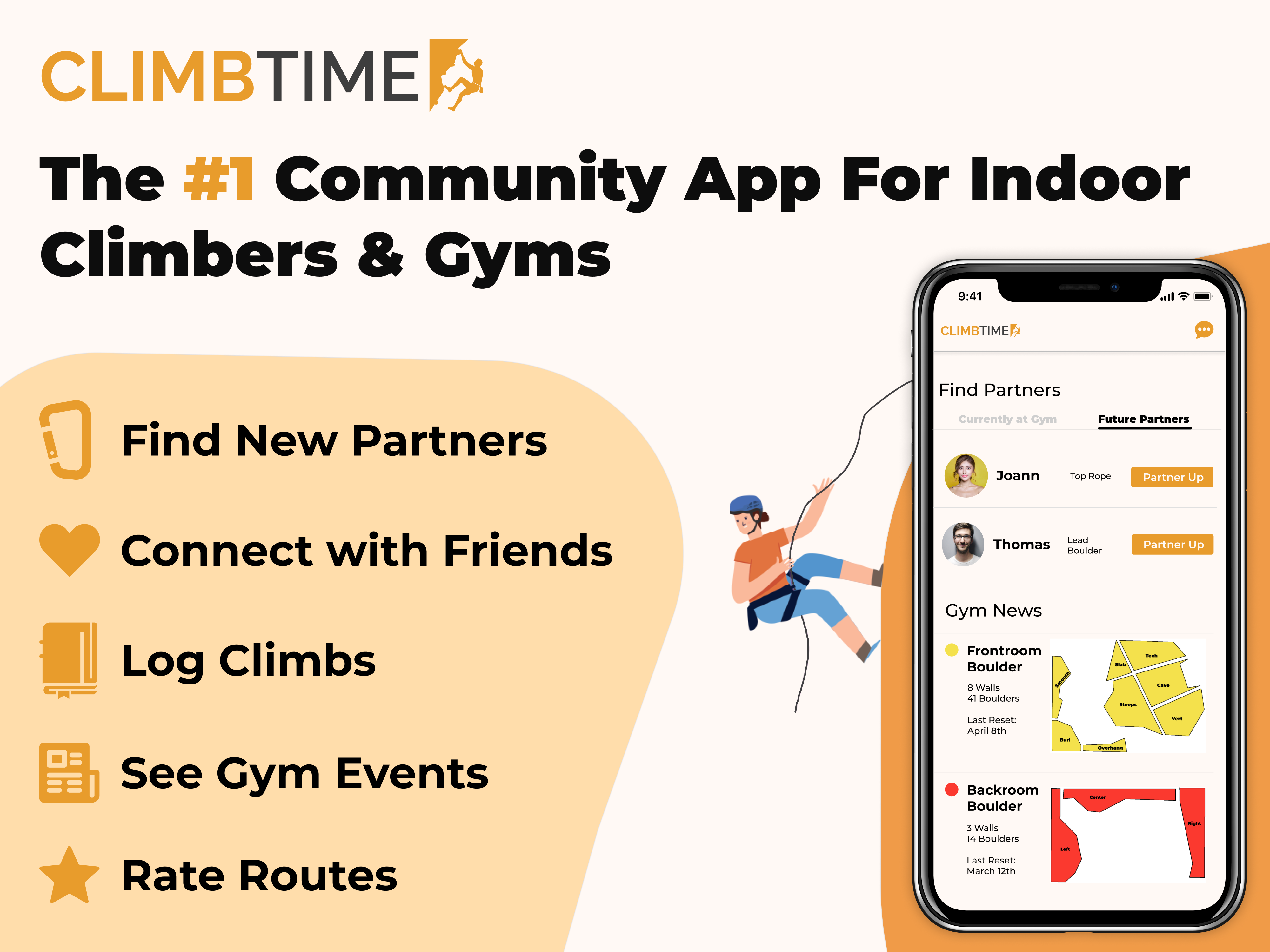ClimbTime Relaunches, Offers Free Platform Access to Climbing Gyms