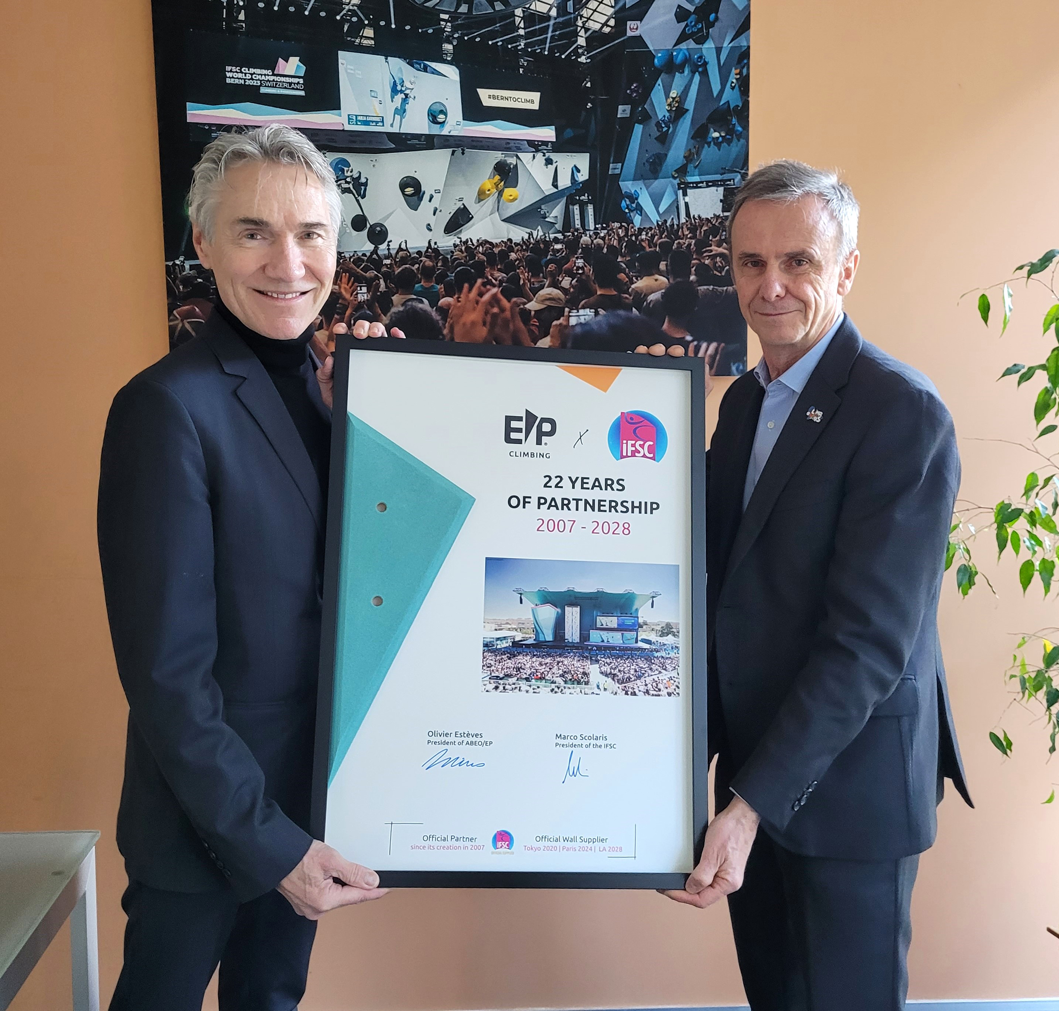 IFSC and EP Climbing Together Until 2028