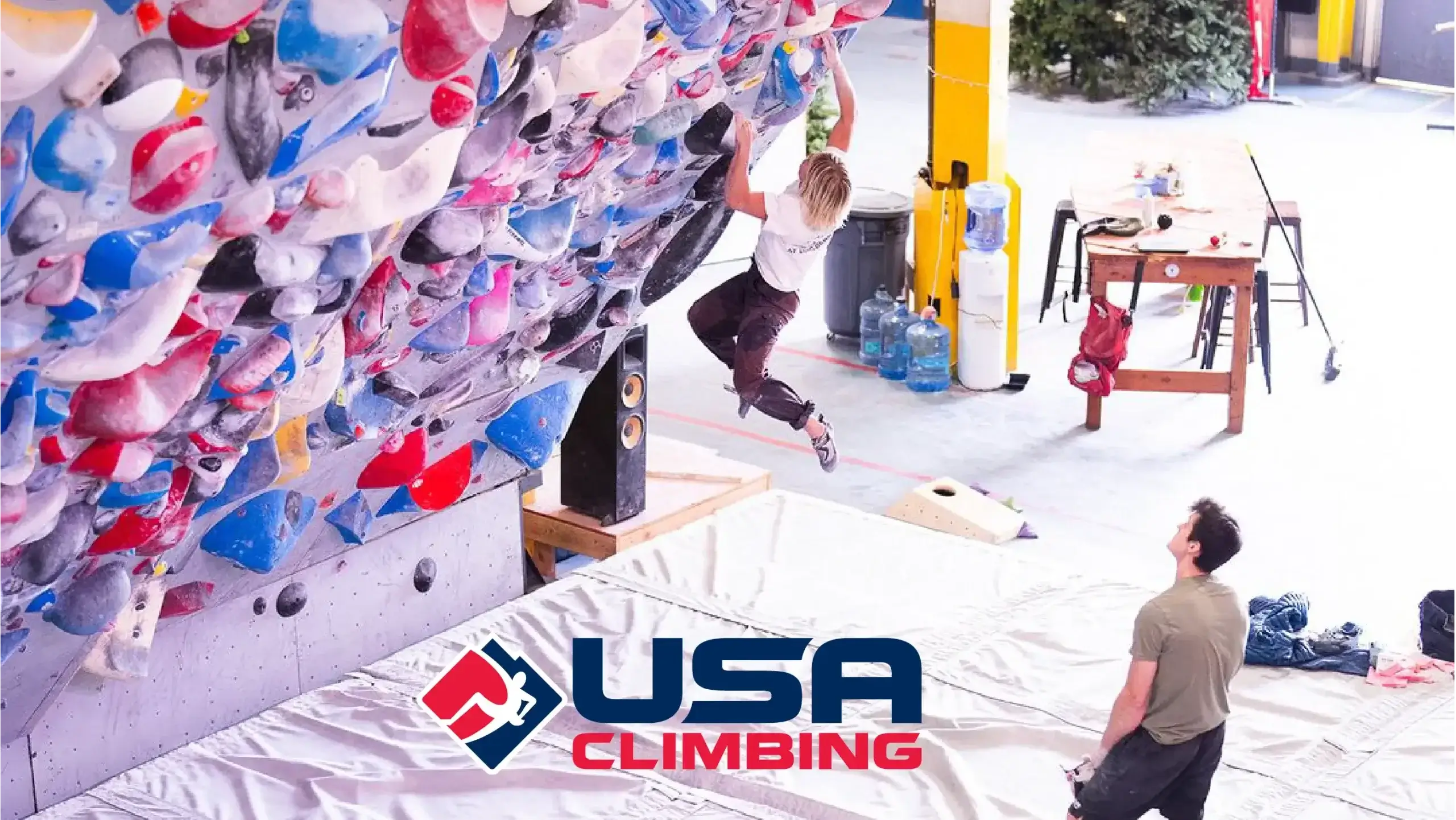 Flashed Named Official Padding Partner of USA Climbing